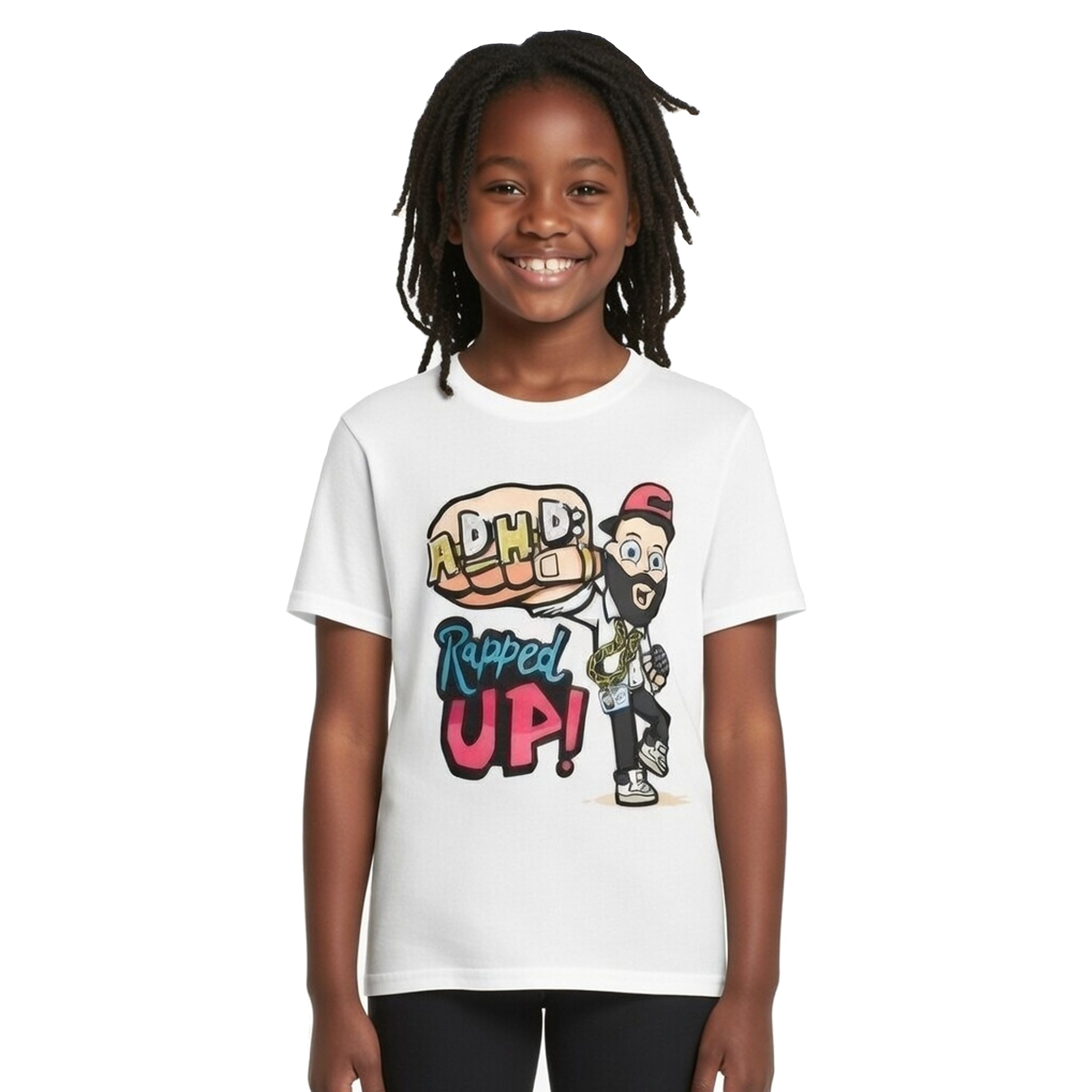 ADHD: Rapped Up! by Jamie Gilbert 'Mr G' Official Graphic Kids T