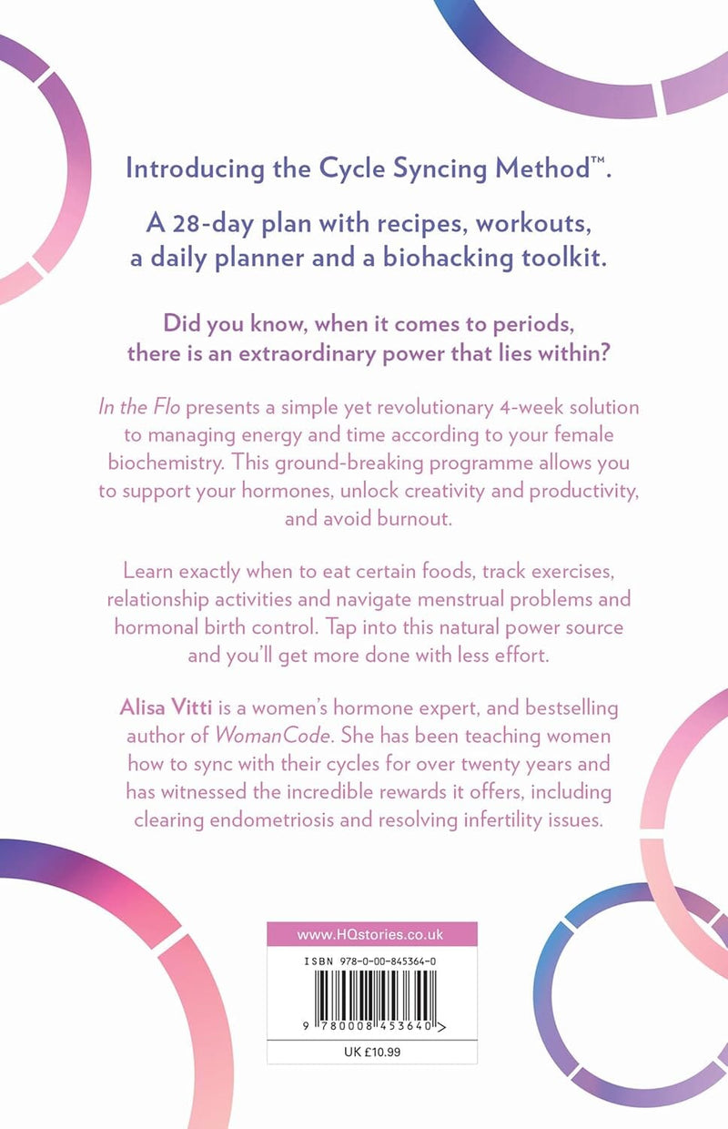 In the FLO: A 28-day plan working with your monthly cycle to do more and stress less by Alisa Vitti - Non Fiction - Paperback Non-Fiction HarperCollins Publishers