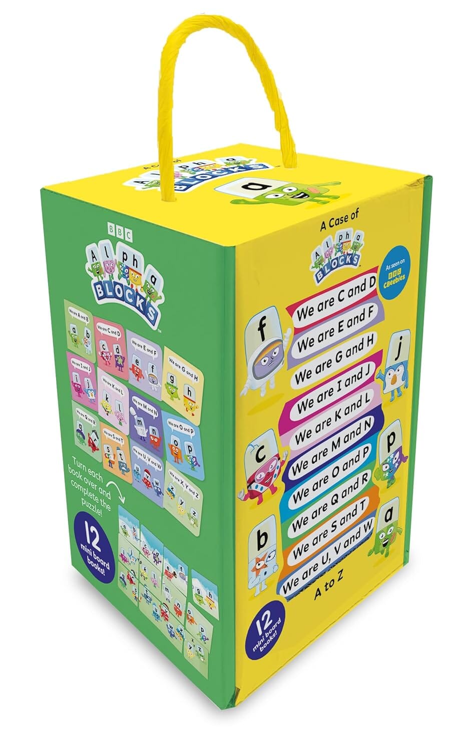 A Case of Alphablocks 12 Mini Books Collection Box Set - Ages 0-5 - Bo ...