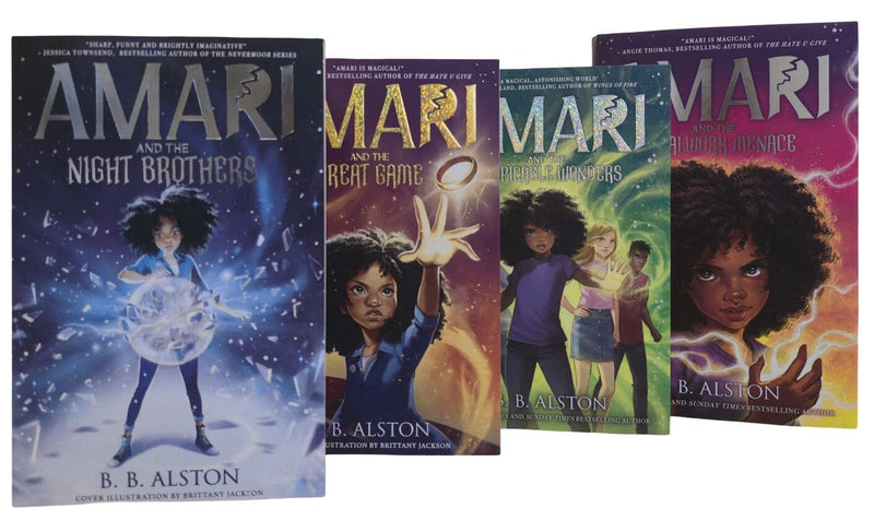 Amari and the Night Brothers Series by BB Alston 4 Books Collection Set - Ages 8-12 - Paperback/Hardback