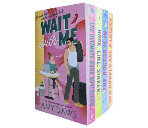 Wait With Me Series by Amy Daws 4 Book Sprayed Edges Collection Set - Fiction - Paperback Fiction Mira Books
