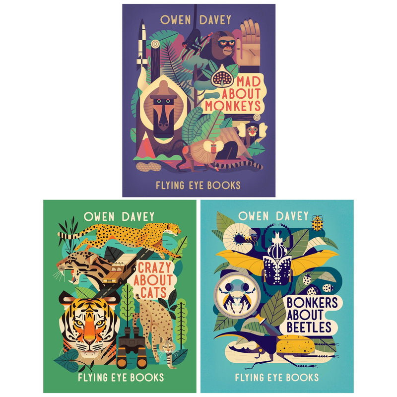 About Animals Series by Owen Davey 3 Books Collection Set - Ages 7+ - Paperback 7-9 Flying Eye Books