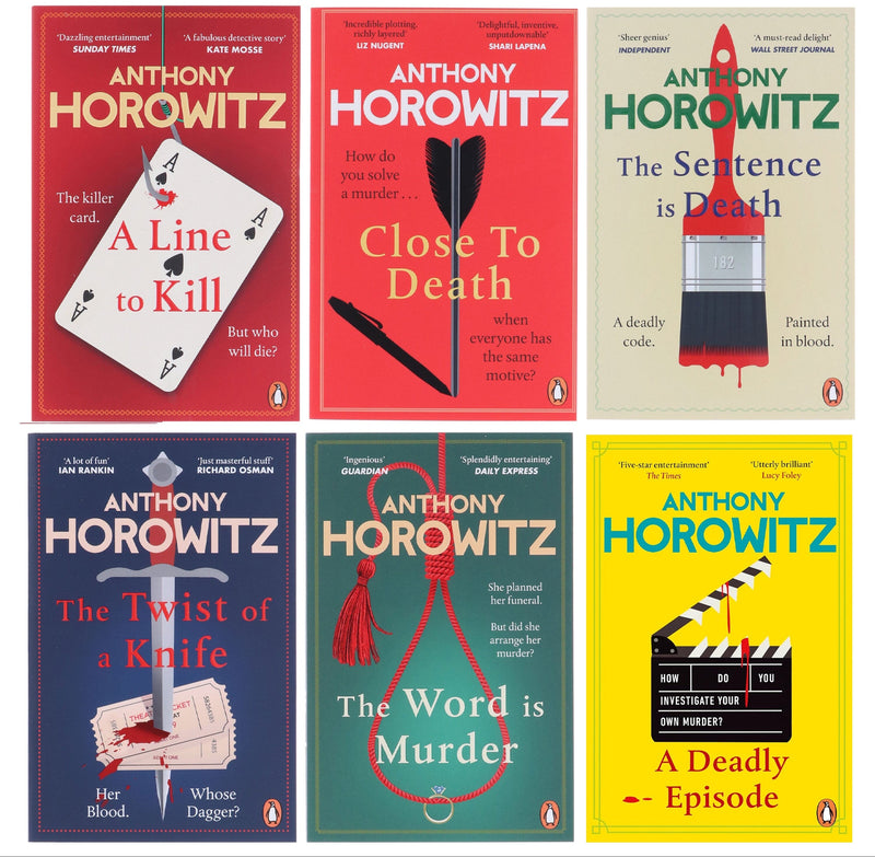 Hawthorne and Horowitz Mysteries Series by Anthony Horowitz 6 Books Collection Set - Fiction - Paperback Fiction Penguin Random House