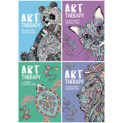Art Therapy Colouring Series 4 Books Collection Set - Non Fiction - Paperback Non-Fiction Michael O'Mara Books Ltd