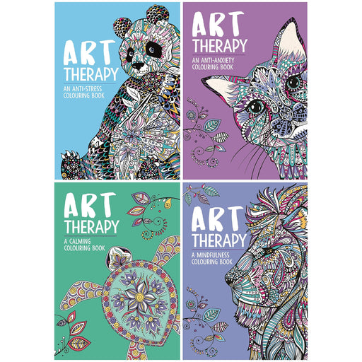 Art Therapy Colouring Series 4 Books Collection Set - Non Fiction - Paperback Non-Fiction Michael O'Mara Books Ltd