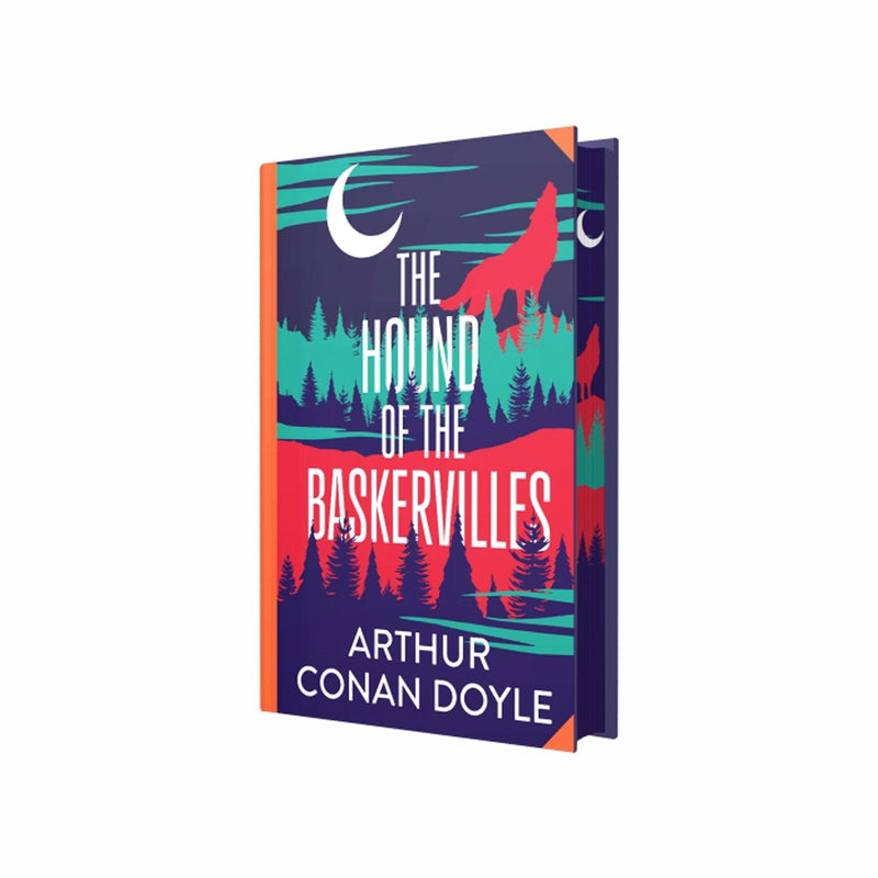 The Hound Of The Baskervilles by Arthur Conan Doyle - Fiction - Sprayed Edges Hardback Fiction Wilco Books