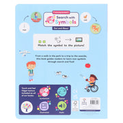 Search with Symbols: Out and About by Every Cherry Publishing (Includes Free Signing Video with Audio)- Ages 3+ - Board Book 3-5 Every Cherry Publishing