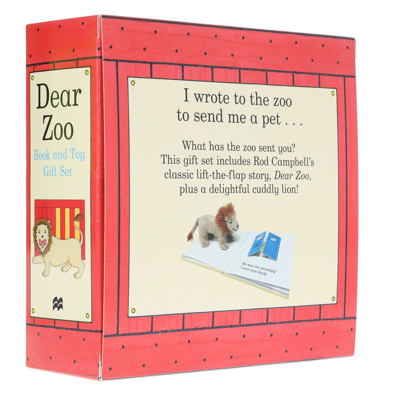 Dear Zoo Book and Toy Gift Set by Rod Campbell: A Classic lift-the-flap Book and Cute Cuddly Toy - Ages 3+ - Hardback