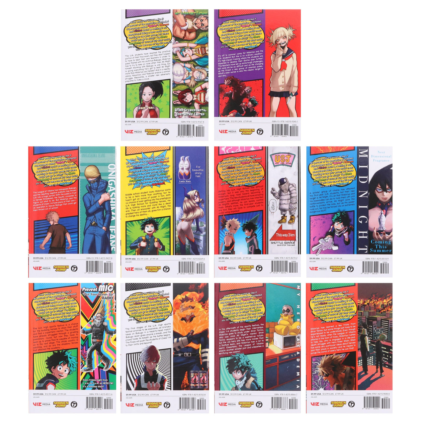 My Hero Academia by Kohei Horikoshi: Vol. 1-20 Box Set - Ages 14+ - Pa ...
