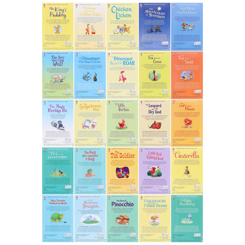 The Usborne Reading Collection 50 Books Box Set (with Free Audio Online) - Ages 5+ - Paperback 5-7 Usborne Publishing Ltd