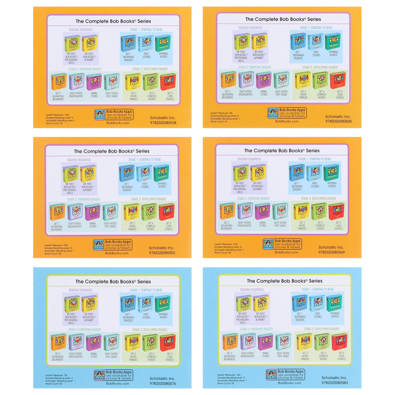 Bob Books: Animal Stories (Stage 2: Emerging Reader) 12 Books Collection Set By Scholastic - Ages 3-6 - Paperback 0-5 Scholastic