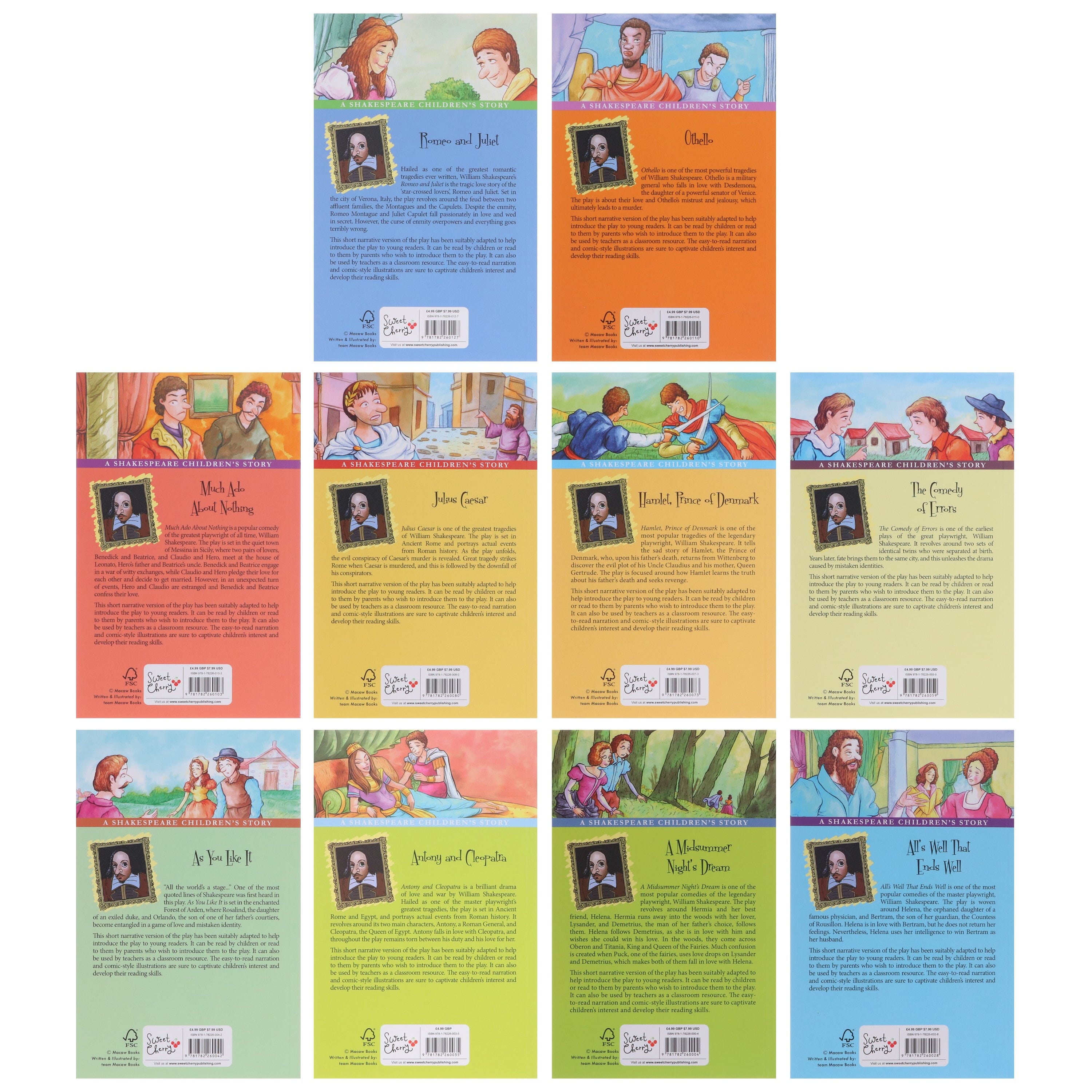 Shakespeare Children's Stories 20 Books — Books2Door