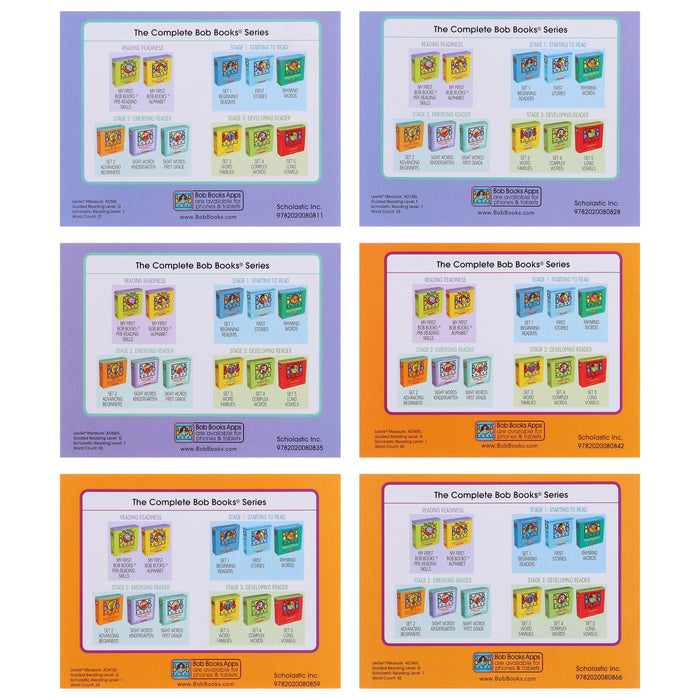 My First Bob Books: Alphabet (Stage: Reading Readiness) 12 Books Collection Set By Scholastic - Ages 3-6 - Paperback 0-5 Scholastic