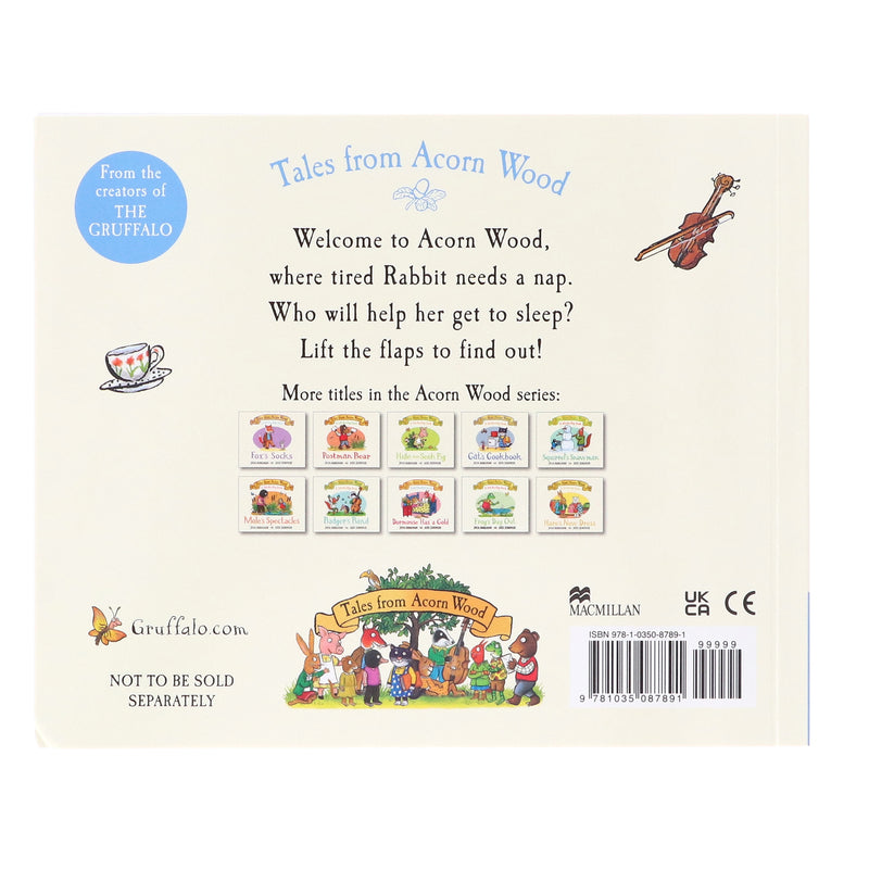 Tales from Acorn Wood: Rabbit's Nap Book and Toy Gift Set: A rhyming lift-the-flap board book and cute cuddly toy - Ages 1-5 - Paperback