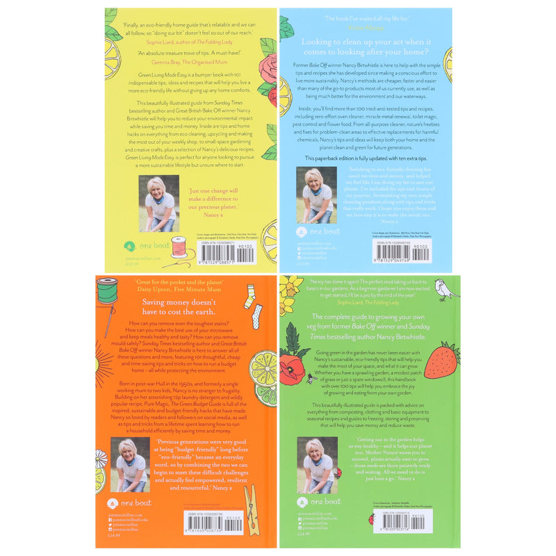 Nancy Birtwhistle Green Living 4 Books Collection Set - Non Fiction- Hardback/Paperback Non-Fiction Pan Macmillan