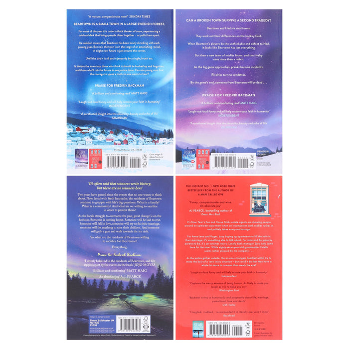 Fredrik Backman 4 Books Collection Set - Fiction - Paperback Fiction Penguin Random House