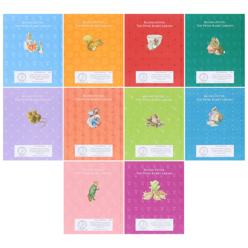 Peter Rabbit Library Coloured Jackets 10 Books Box Set Collection by Beatrix Potter - Ages 5-7 - Hardback 5-7 Penguin Random House