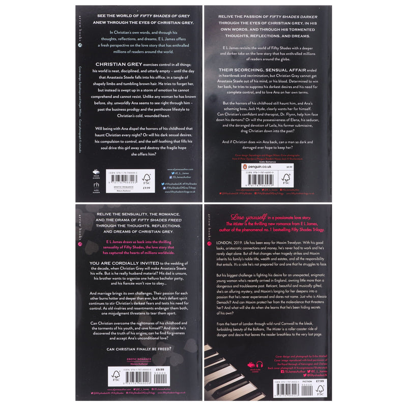E L James 4 Books Collection Set - Fiction - Paperback Fiction Arrow Books