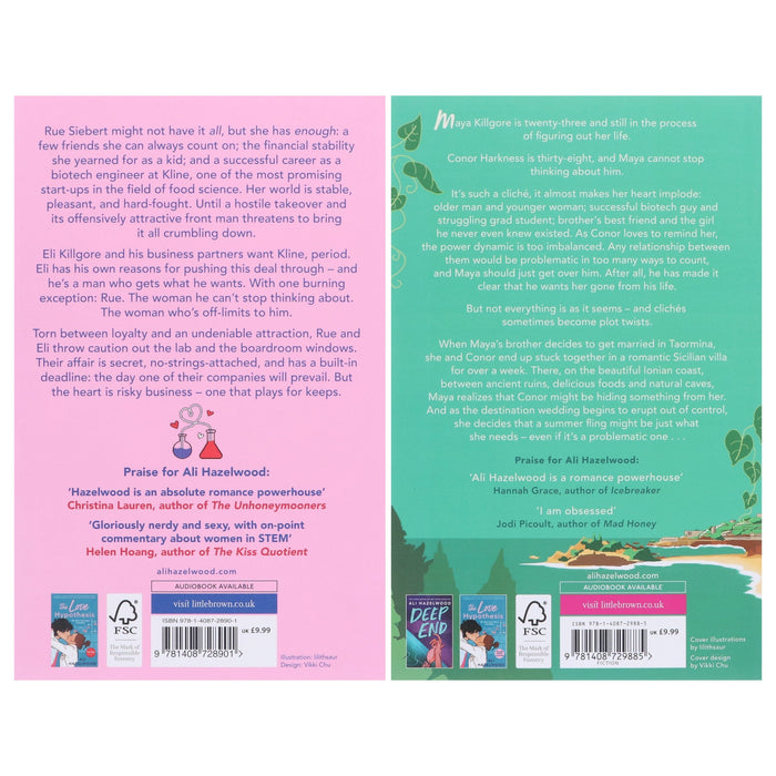 Not In Love Series (Not In Love & Problematic Summer Romance) by Ali Hazelwood 2 Books Collection Set - Fiction - Paperback Fiction Hachette