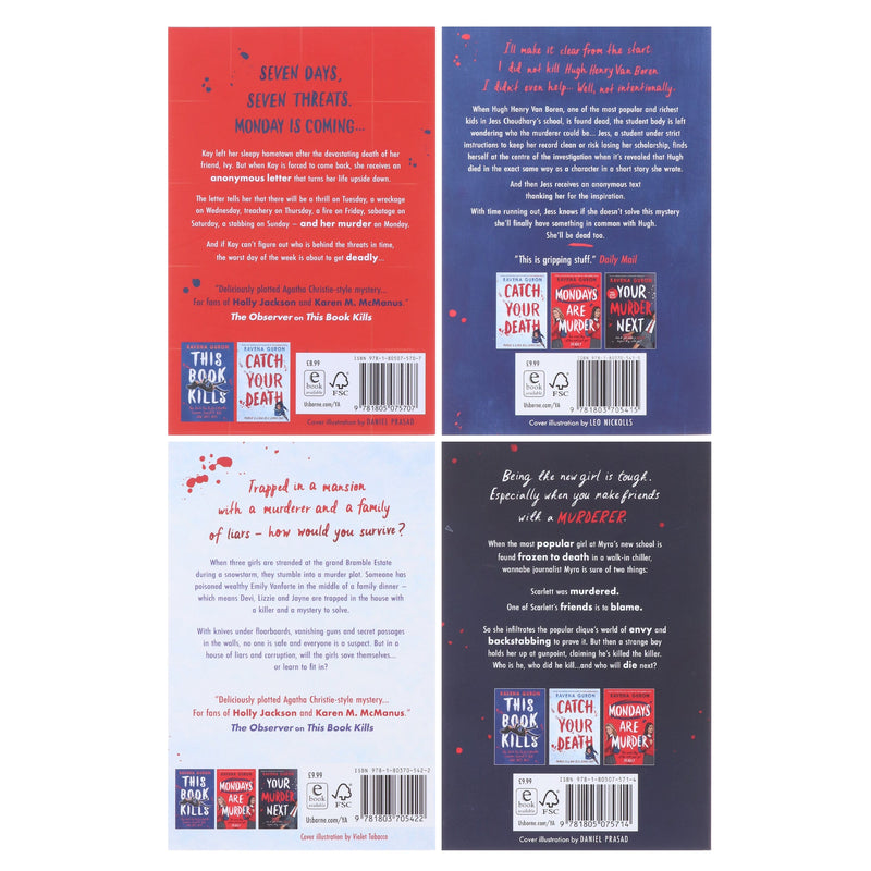 Ravena Guron Murder Mystery Collection 4 Books Set - Ages 12-17 - Paperback Fiction Usborne Publishing Ltd