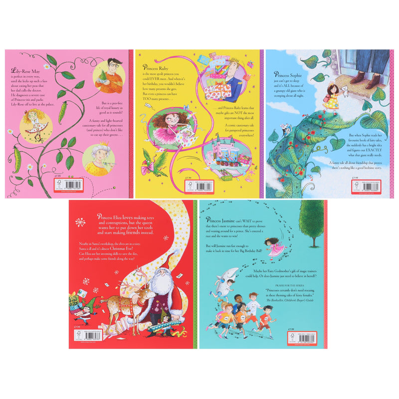 The Princess Series By Caryl Hart Illustrated 5 Books Collection Set - Ages 3-5 - Paperback 0-5 Nosy Crow Ltd