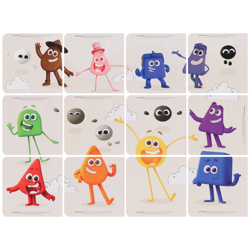 A Case of Colourblocks 12 Mini Books Collection Box Set - Ages 0-5 - Board book 0-5 Sweet Cherry Publishing