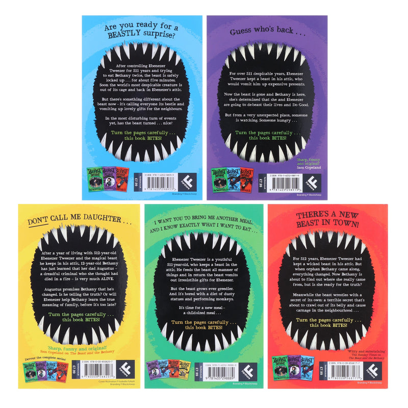 The Beast and the Bethany Series By Jack Meggitt-Phillips Illustrated 5 Books Collection Set - Ages 8+ - Paperback 9-14 HarperCollins Publishers