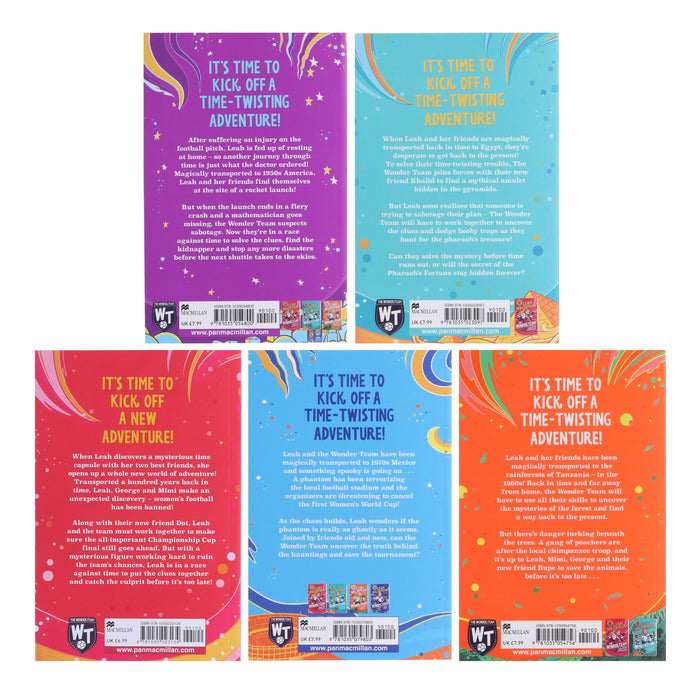 The Wonder Team Series By Leah Williamson Illustrated 5 Books Collection Set - Ages 9-11 - Paperback 9-14 Pan Macmillan