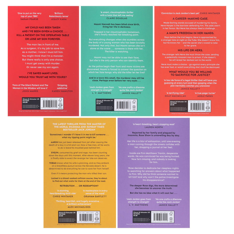 Jack Jordan Collection 5 Books Set - Fiction - Paperback Fiction Simon & Schuster