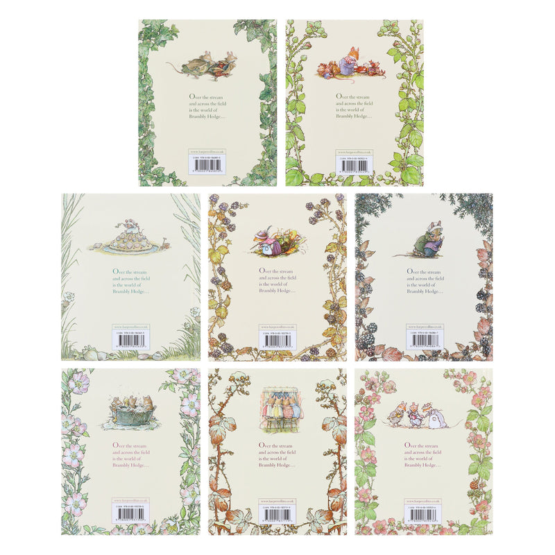 The Brambly Hedge Library Collection 8 Books Box Set By Jill Barklem - Ages 3-6 - Hardback 0-5 HarperCollins Publishers