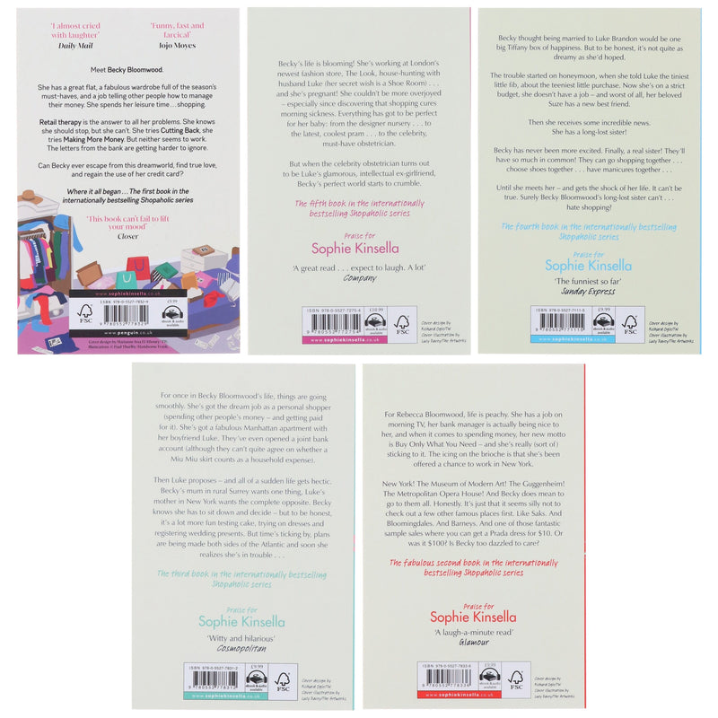 Shopaholic Series by Sophie Kinsella 5 Books Collection Set (A Becky Bloomwood Novel) - Fiction - Paperback Fiction Penguin Random House