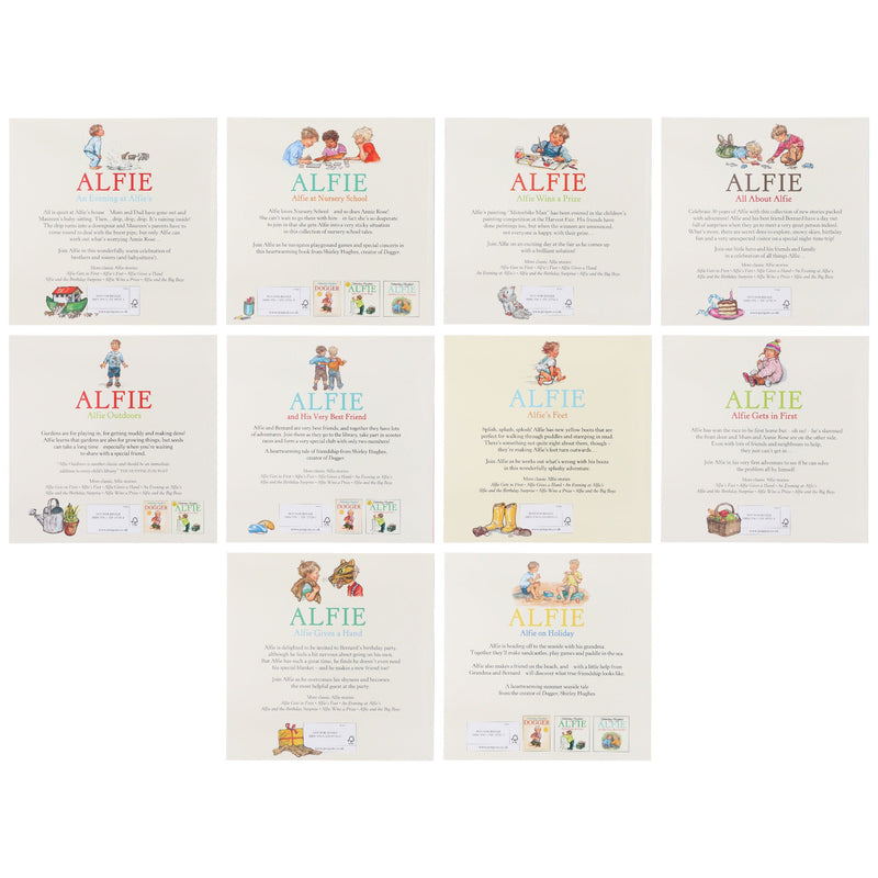 Alfie by Shirley Hughes: 10 Books Collection Set - Ages 3-5 - Paperback 0-5 Red Fox