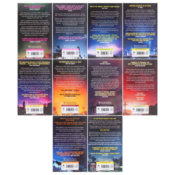 Harry Bosch by Michael Connelly: Books 11-20 Collection Set - Fiction - Paperback Fiction Hachette