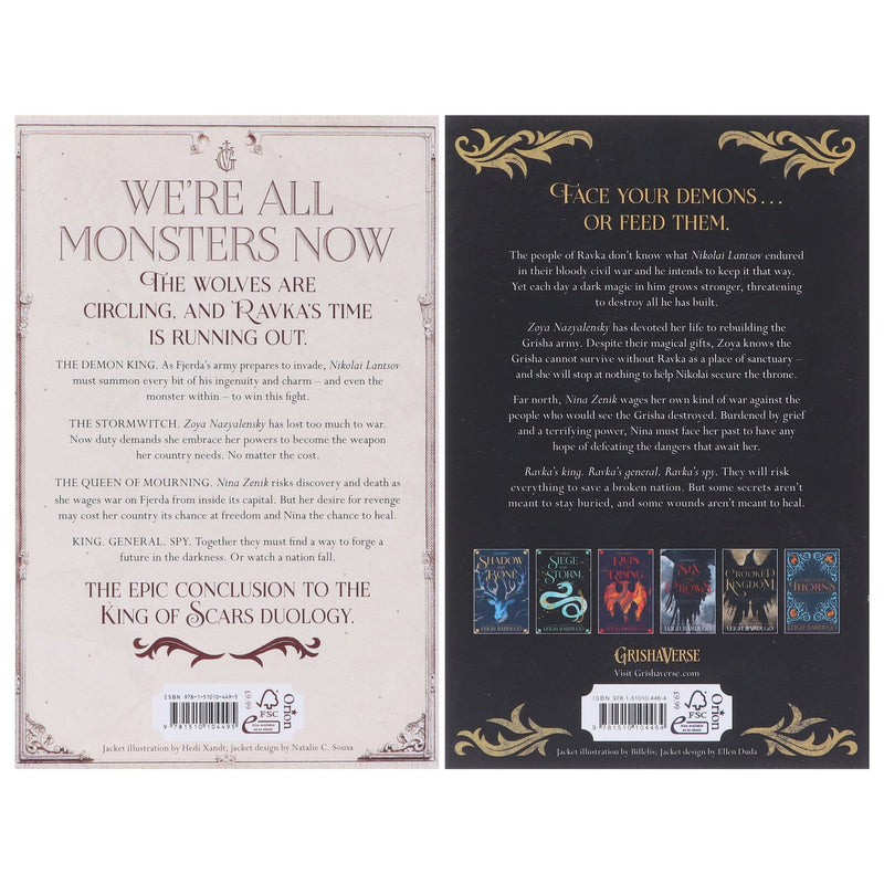 Grishaverse King of Scars Duology by Leigh Bardugo 2 Books Collection Set - Ages 12-15 - Paperback Fiction Hachette