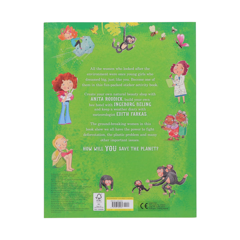Fantastically Great Women Who Saved the Planet Activity Book By Kate Pankhurst - Ages 5-10 - Paperback 5-7 Bloomsbury Publishing PLC