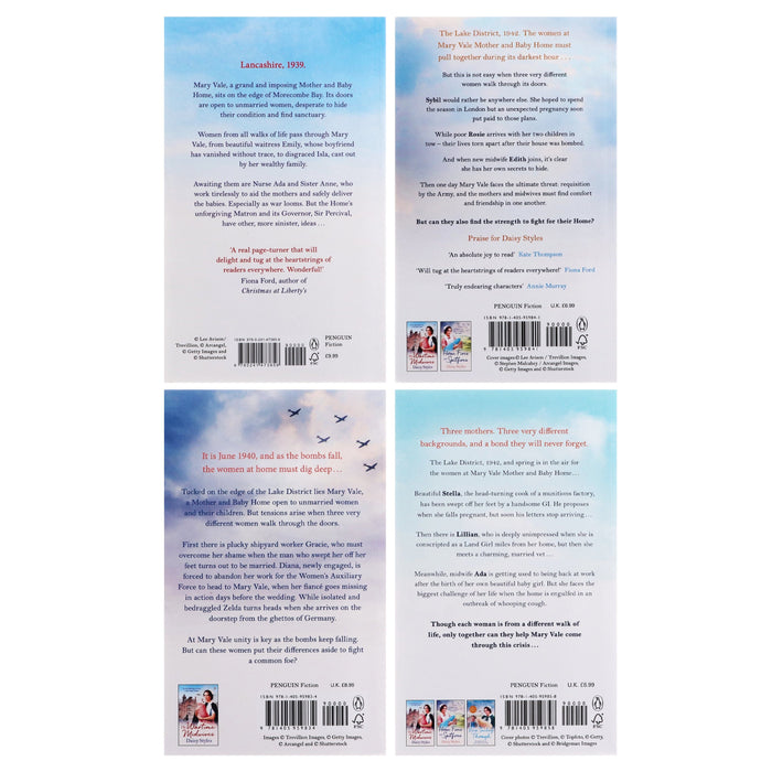 Wartime Midwives Series By Daisy Styles 4 Books Collection Set - Fiction - Paperback Fiction Penguin