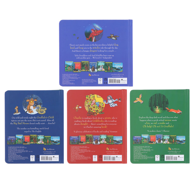 Julia Donaldson Collection Illustrated 4 Books Set - Ages 2+ - Board book