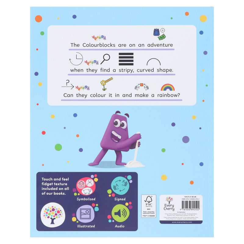 Colourblocks: Colours of the Rainbow: A Symbolised Storybook (Includes Free Signing Video & Audiobook) - Ages 5-7 - Paperback 5-7 Every Cherry Publishing
