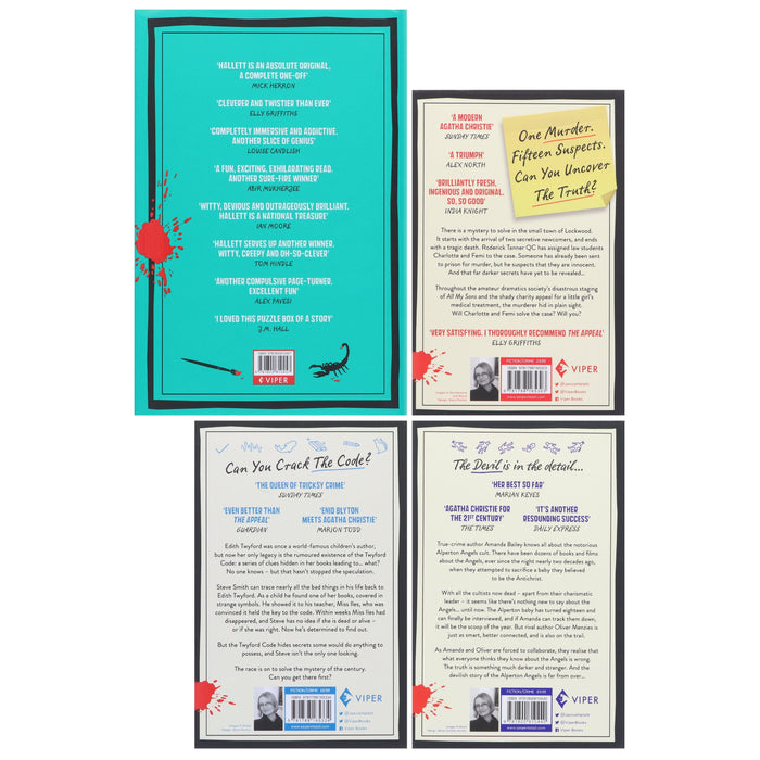 Janice Hallett 4 Books Collection Set - Fiction - Paperback/Hardback Fiction Profile Books Ltd