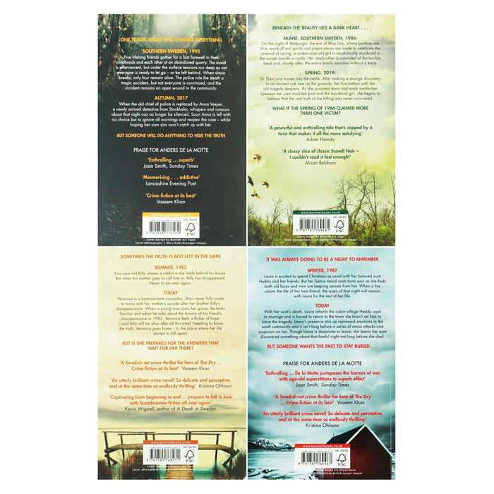 Seasons Quartet Series by Anders de la Motte: 4 Books Collection Set - Fiction - Paperback Fiction Zaffre