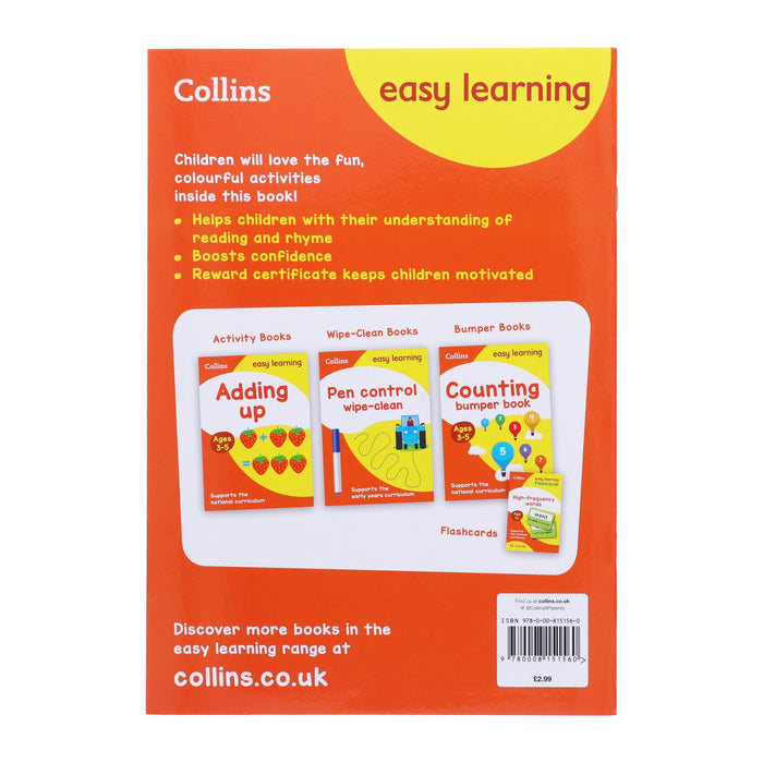 Collins Easy Learning Starter Set Ages 3–5 Ideal for home learning 6 Books Pack - Age 3-5 - Paperback 0-5 HarperCollins Publishers