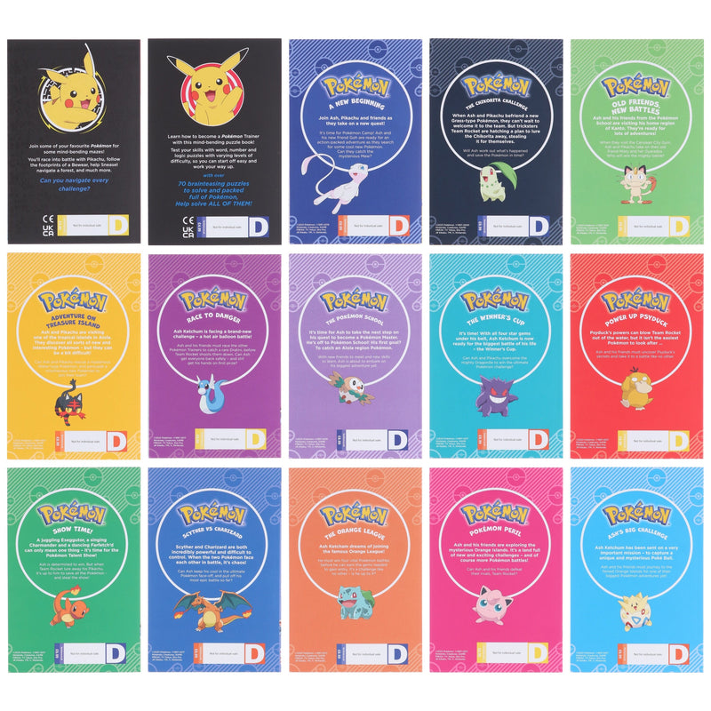 Pokemon Super Collection By Tracey West: 15 Books Collection Box Set - Ages 5-8 - Paperback 5-7 Hachette