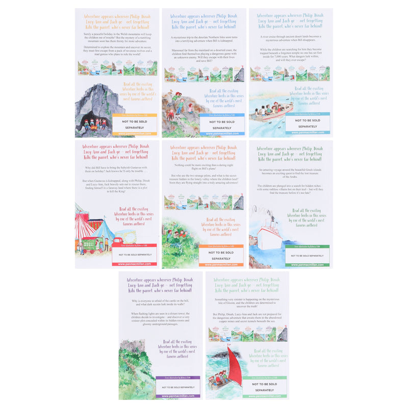 Enid Blyton Adventure Series (Mountain, Sea, River, Circus, Valley, Ship, Castle, Island) 8 Books Collection Box set - Ages 9-14 - Paperback 9-14 Pan Macmillan