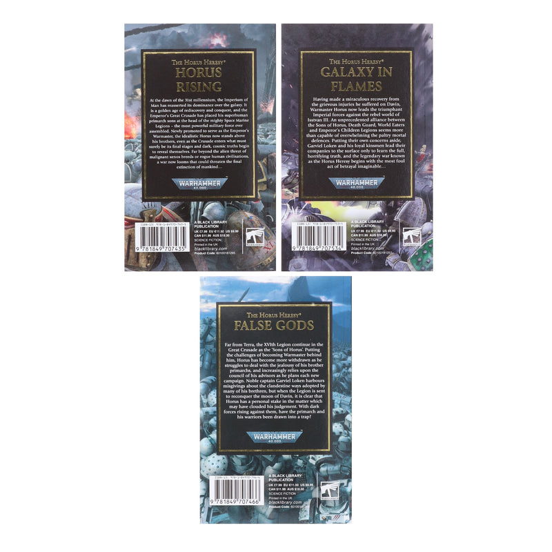 The Horus Heresy Series 3 Books Collection Set - Fiction - Paperback Fiction Games Workshop Ltd