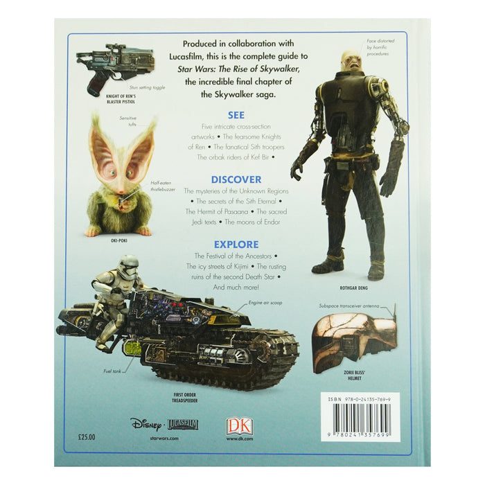 Star Wars The Rise of Skywalker The Visual Dictionary by Pablo Hidalgo - Ages 9+ - Hardback 9-14 DK