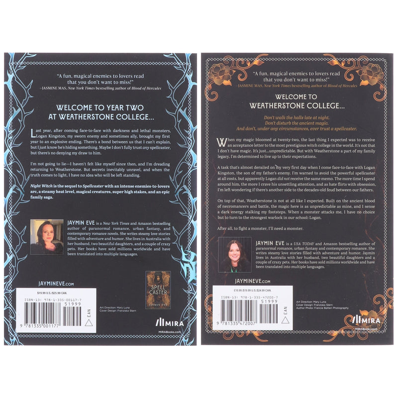 Weatherstone College by Jaymin Eve 2 Books Collection Set - Fiction - Paperback Fiction Mira Books