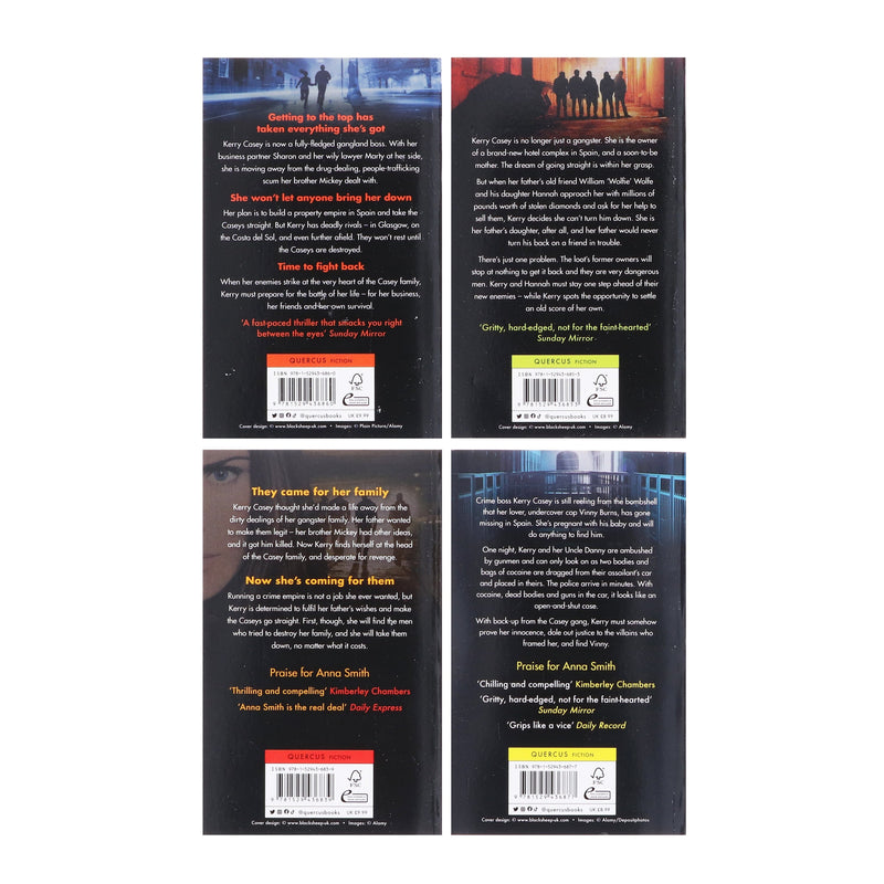 Kerry Casey Series By Anna Smith 4 Books Collection Set - Fiction - Paperback Fiction Hachette