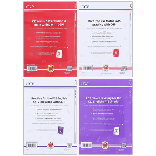 CGP KS2 (Year 6) SATS Revision and Question Books (for the 2027 tests) 4 Books Collection Set - Ages 10-11 - Paperback 9-14 Coordination Group Publications Ltd (CGP)