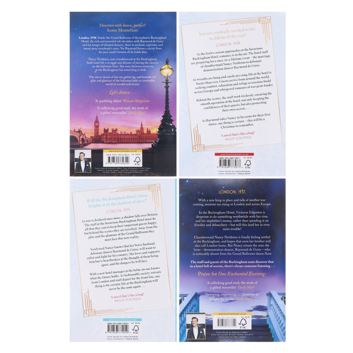 Buckingham Hotel Series by Anton Du Beke 4 Books Collection Set - Fiction - Paperback Fiction Bonnier Books Ltd