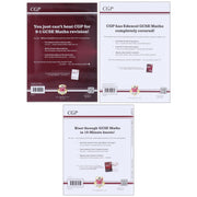 CGP GCSE Maths Edexcel Exam Revision Guide: Higher Level (Includes Online Edition, Videos & Quizzes) 3 Books Set - Paperback Young Adult Coordination Group Publications Ltd (CGP)